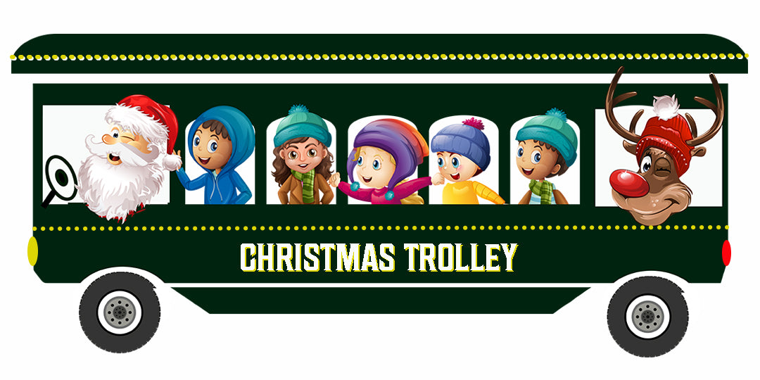 RUDOLPH Christmas Trolley Wagon Ride